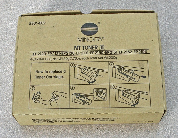 Genuine Minolta MT Toner II