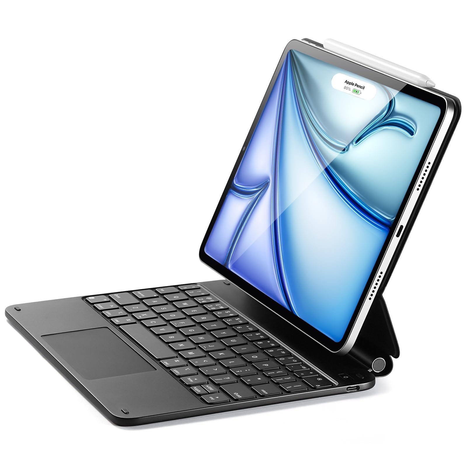 ESR iPad Air 11 Magic Keyboard Case M3 M2 iPad Pro 11 Trackpad Black