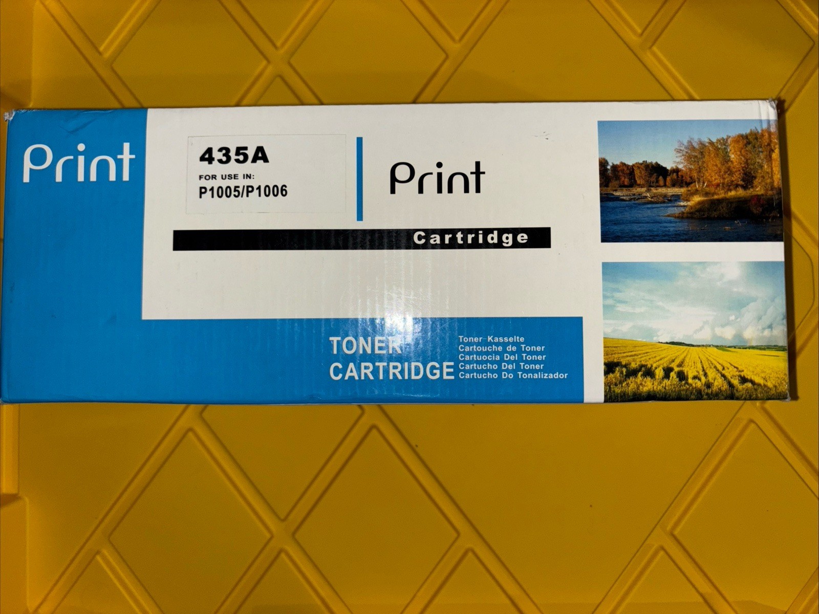 Print High Quality Toner Cartridge Black Laserjet HP P1005 P 1006 (CB435A) Black