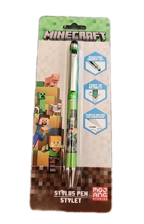 Minecraft Memorabilia Collectible Stylus Pen Anti Scratch Mine Craft