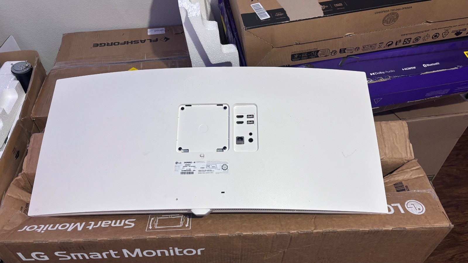 LG Smart Monitor 34" 34SR60QC WQHD VA 100Hz Curved Monitor