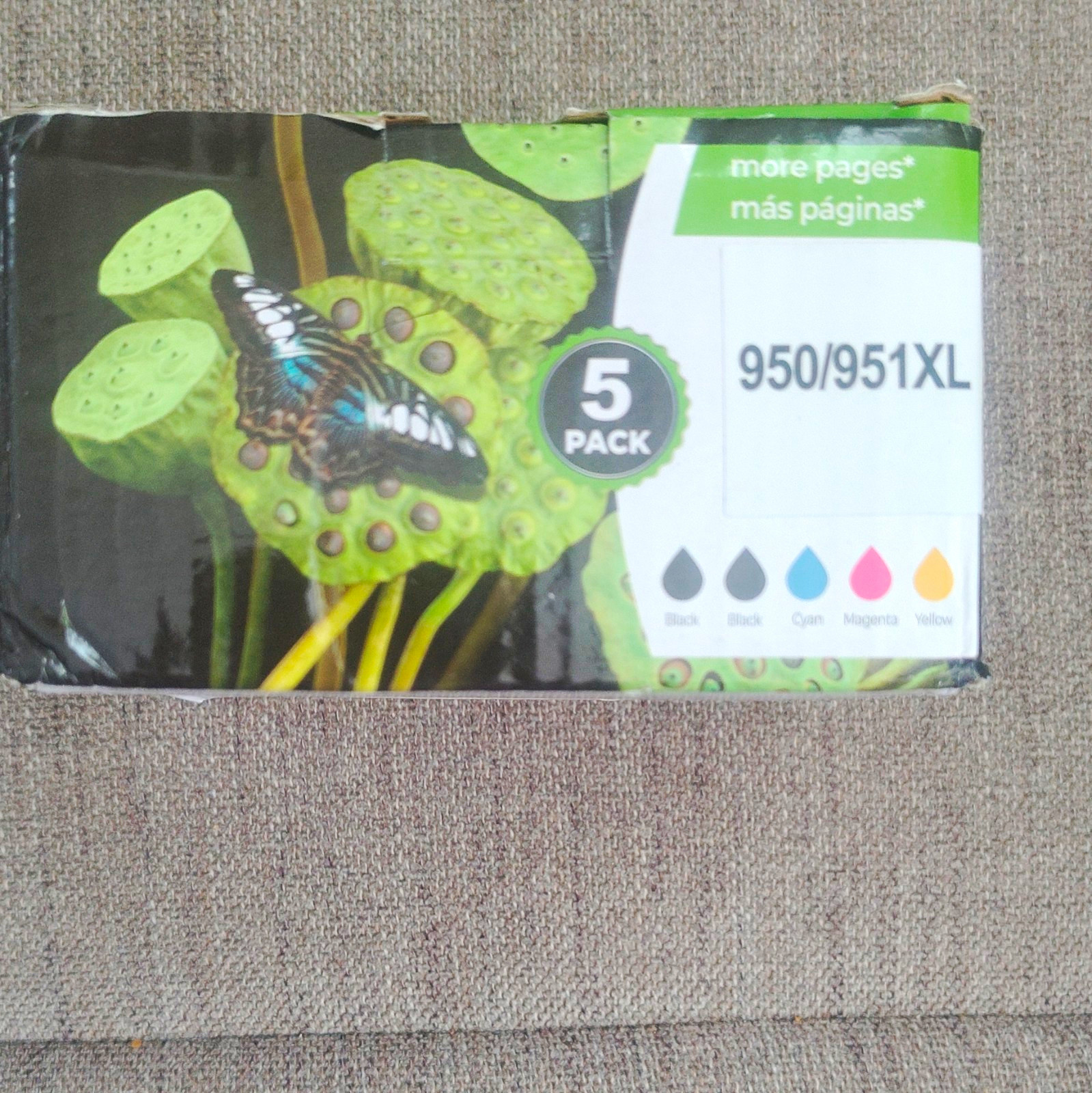 Compatible 950/951XL Ink Cartridges For HP Set BK C M Y