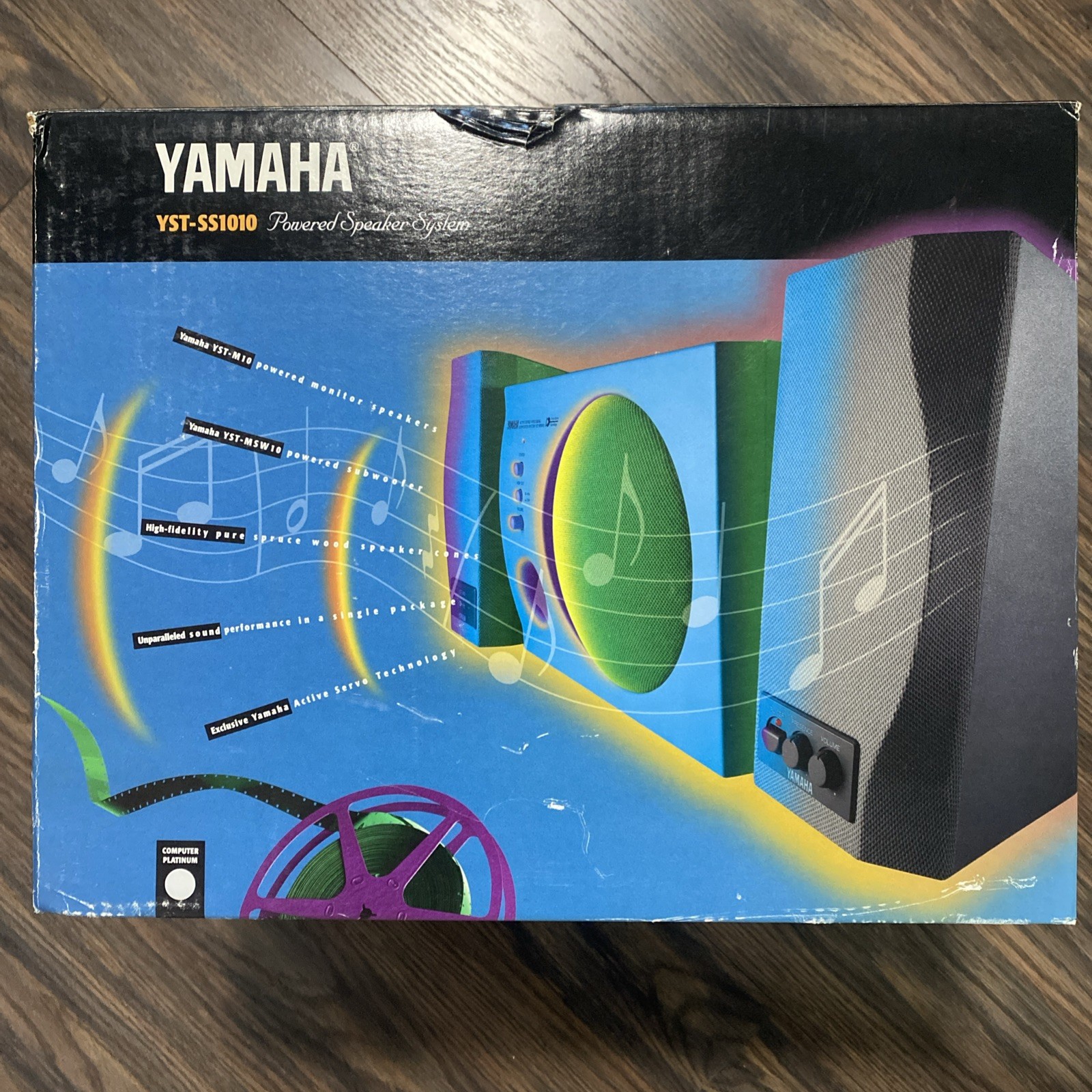 VTG NEW YAMAHA Speaker System YST-SS1010 W/ YST-MSW10 Subwoofer & YST-M10