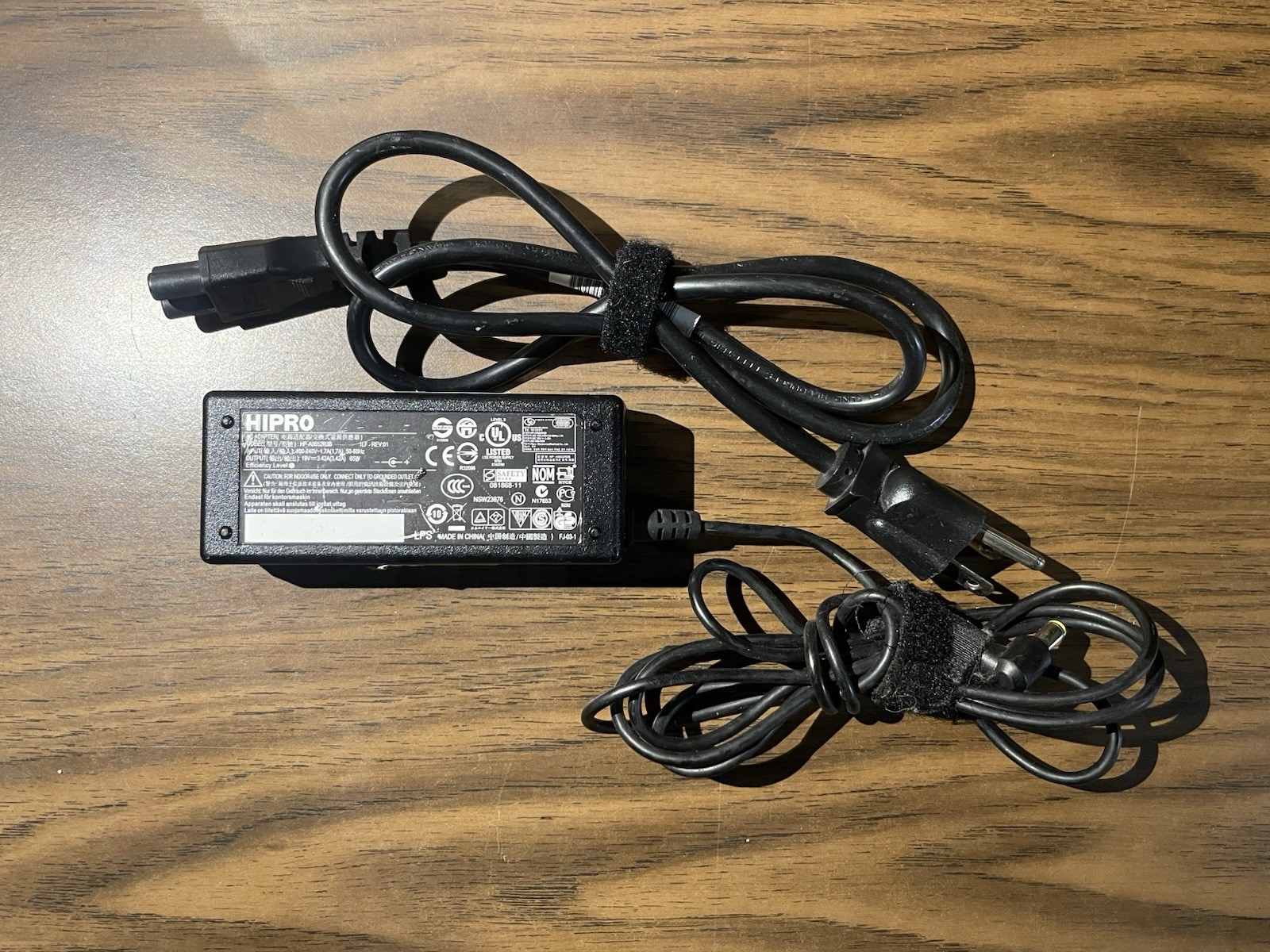 Genuine HIPRO Acer Laptop Charger Adapter Power Supply HP-A0652R3B 19V 3.42A 65W