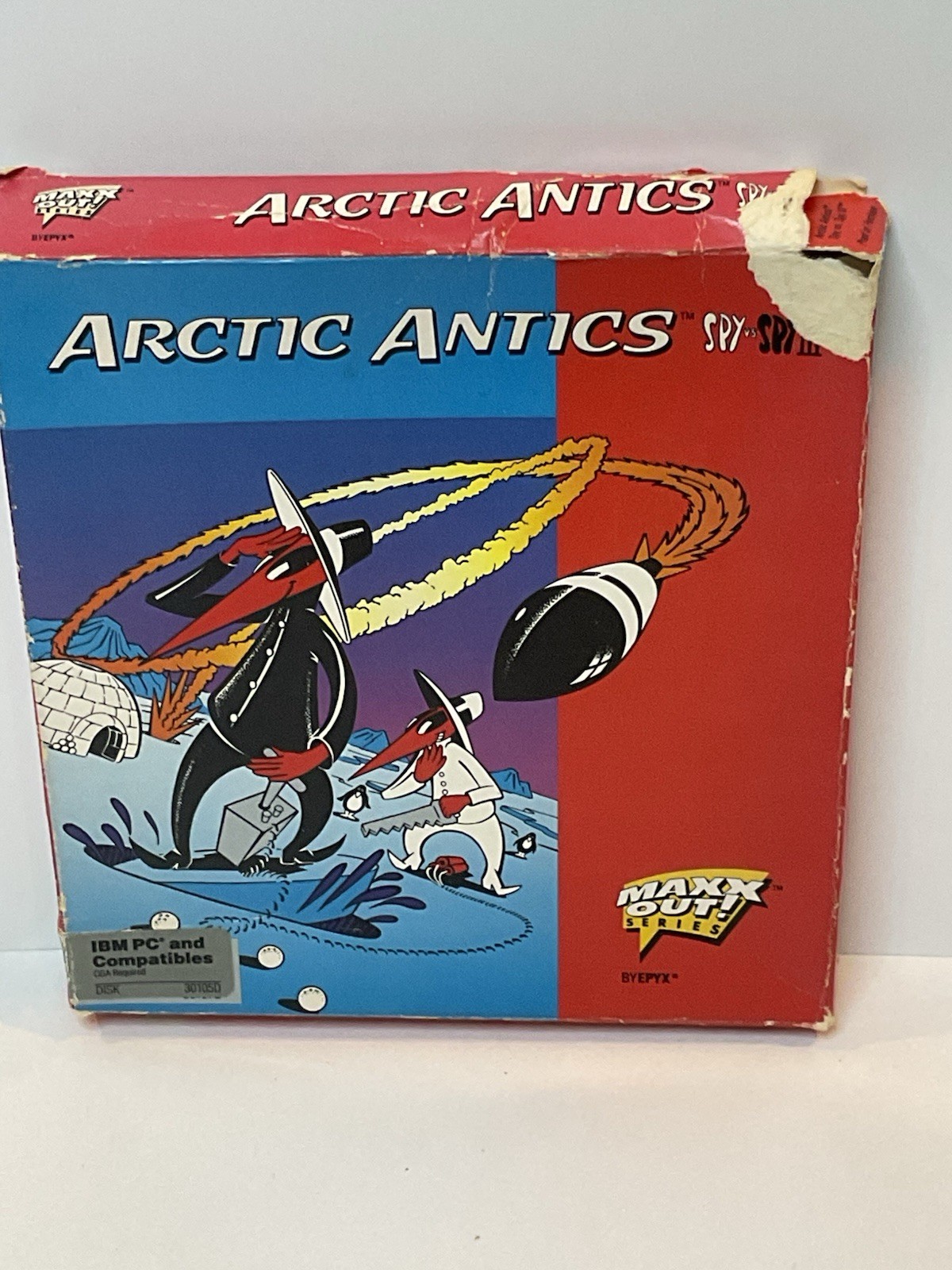 Vintage IBM Epyx Arctic Antics Spy vs. Spy III 1987 Maxx Out