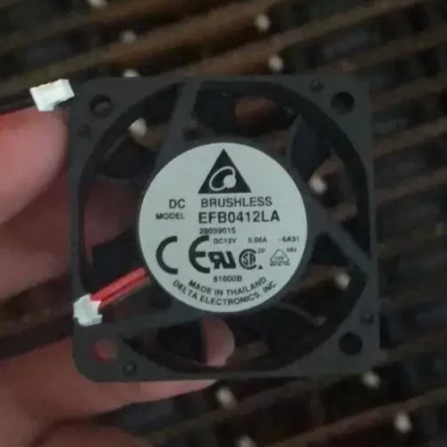1PCS Delta EFB0412LA 4010 12V 0.08A Dual-Ball-Bearing Cooling Fan