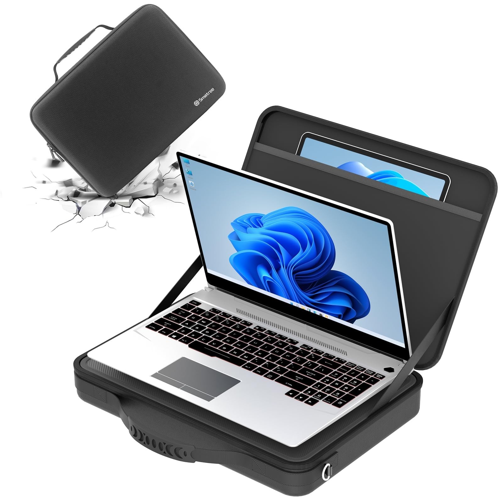 16" Laptop Shoulder Bag with Handle, Fits HP OmniBook 7 Flip, Durable & Stylish
