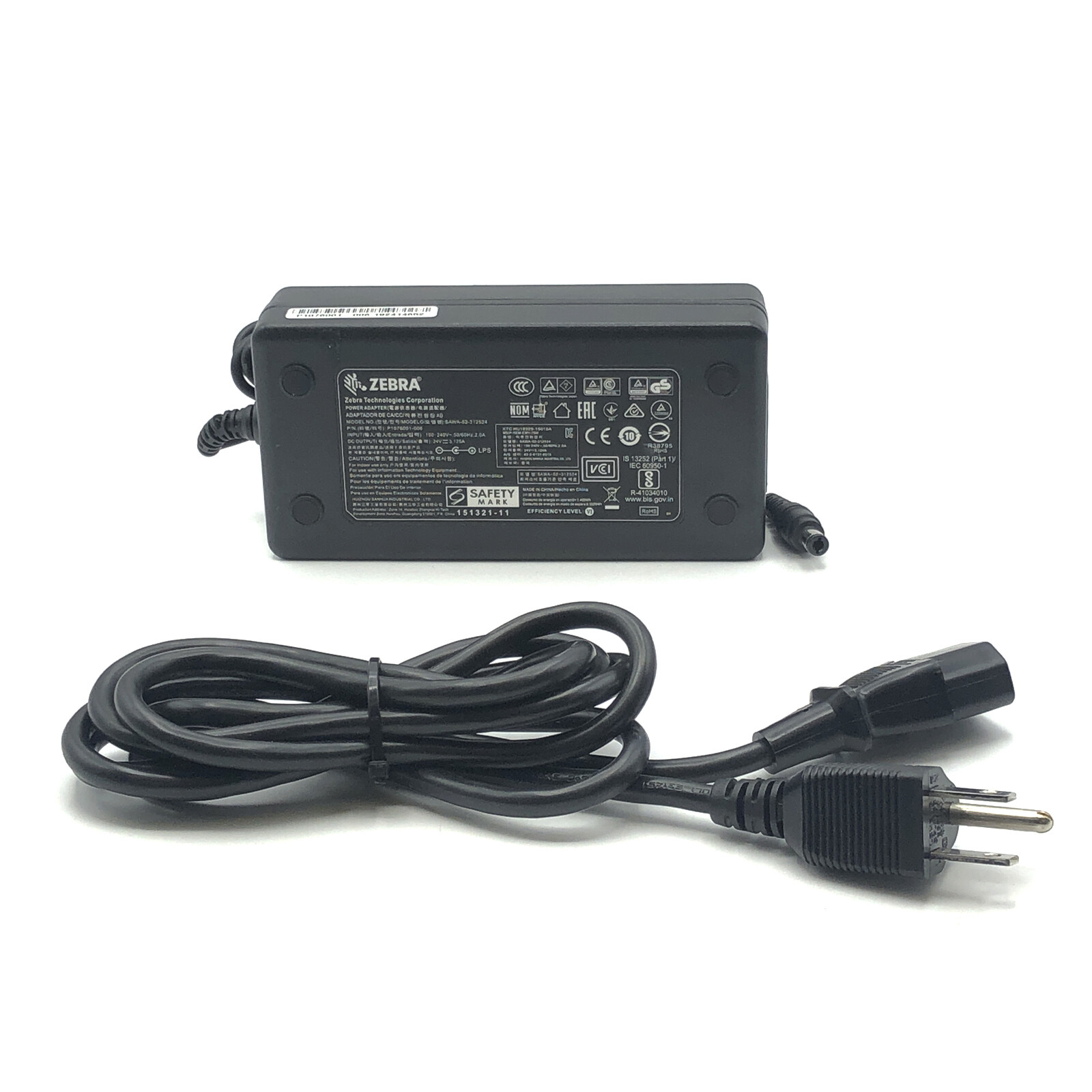 NEW Genuine Zebra AC Adapter For P110i P110m P120i ID Card Printers Power Supply