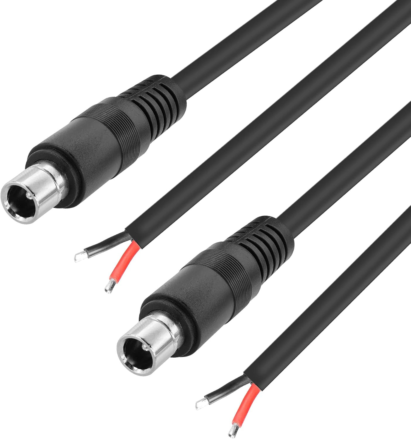 2 PCS DC8020 Connector Pigtail Cable DC 8.0MM x 2.0MM Male Plug to Bare Wire Ope