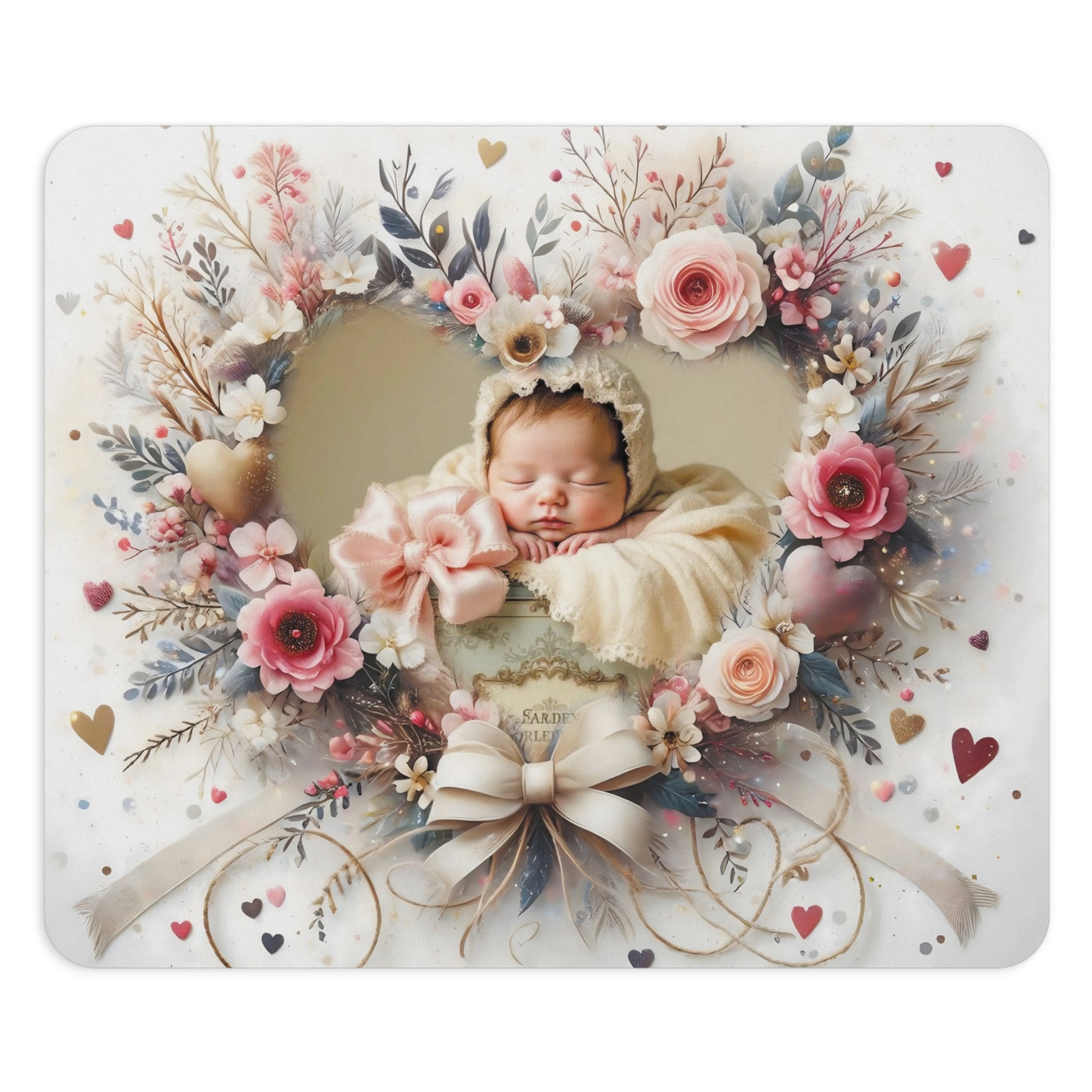 Personalized Photo mousepad, Custom Photo Desk Mat, Office Decor, Computer