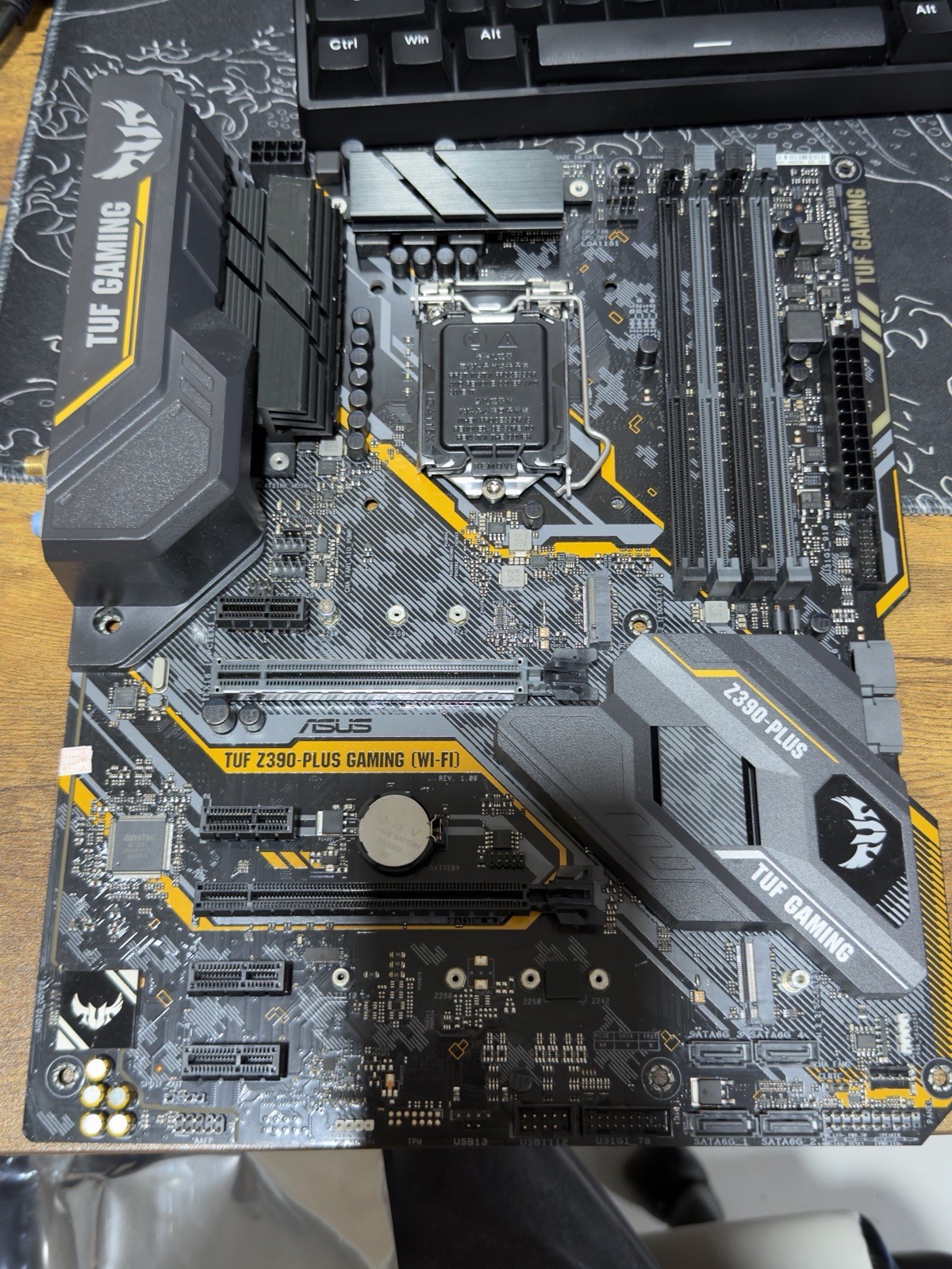 ASUS TUF Z390-PLUS Gaming Motherboard Wi-Fi, ATX, LGA1151, DDR4