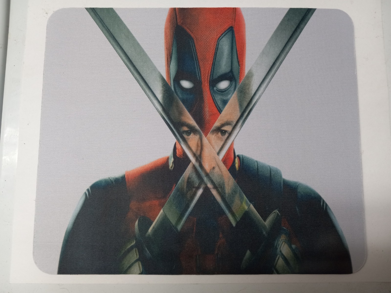 Marvel Wolverine Deadpool Katana Sword Reflection Computer Mouse Pad