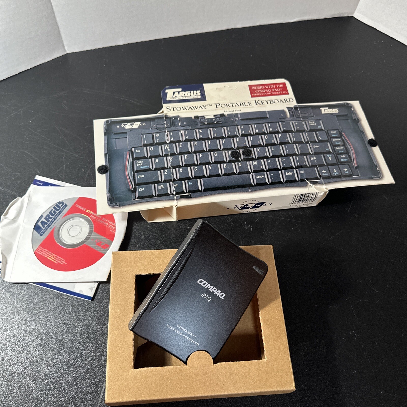 Targus Stowaway Full Size Portable Foldable Keyboard Model #PA840U Compaq NEW