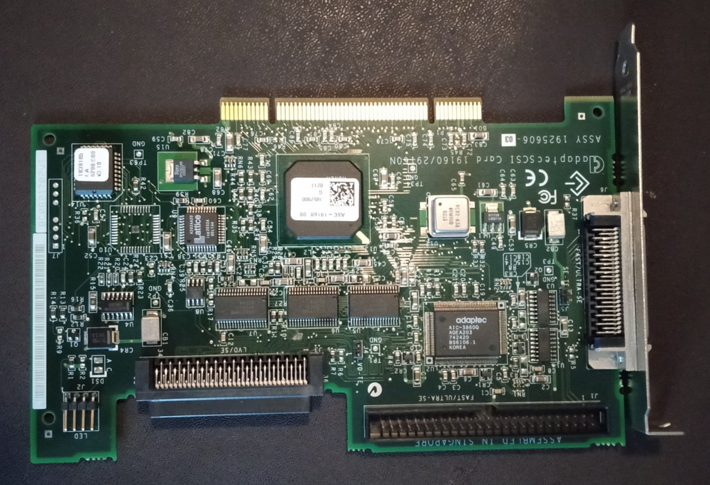 Adaptec 19160/29160N SCSI Interface Card LVD Controller Adapter PCI 1925606