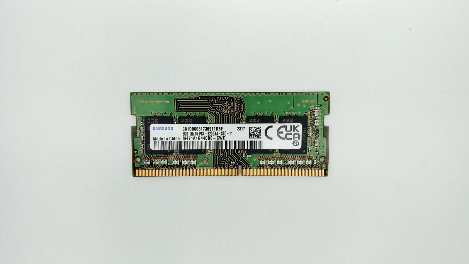 Samsung 8GB DDR4 3200MHz PC4-3200AA SODIMM 1Rx16 M471A1AG44CB0-CWE