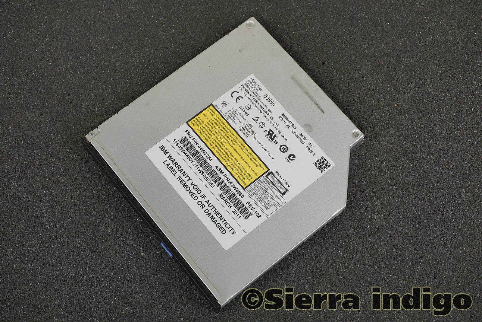 44W3254 IBM UJ890 DVD-ROM Disk Drive 43W4660