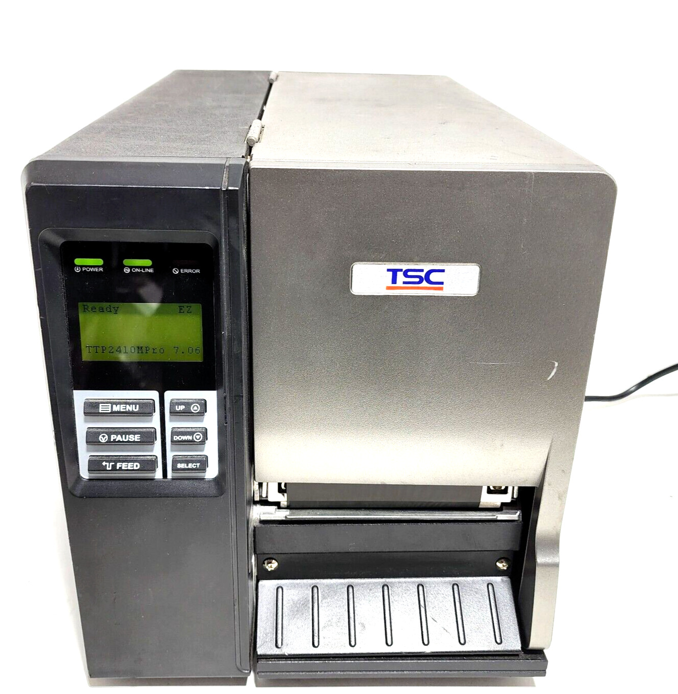 TSC TTP-2410M PRO BARCODE LABEL PRINTER USB SOLD AS IS