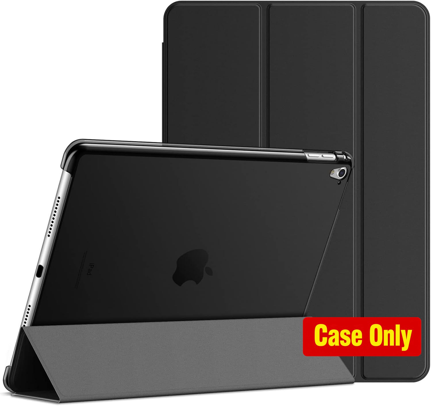 Case for iPad Pro 9.7-Inch 2016 Model, Smart Cover Auto Wake/Sleep (Black)