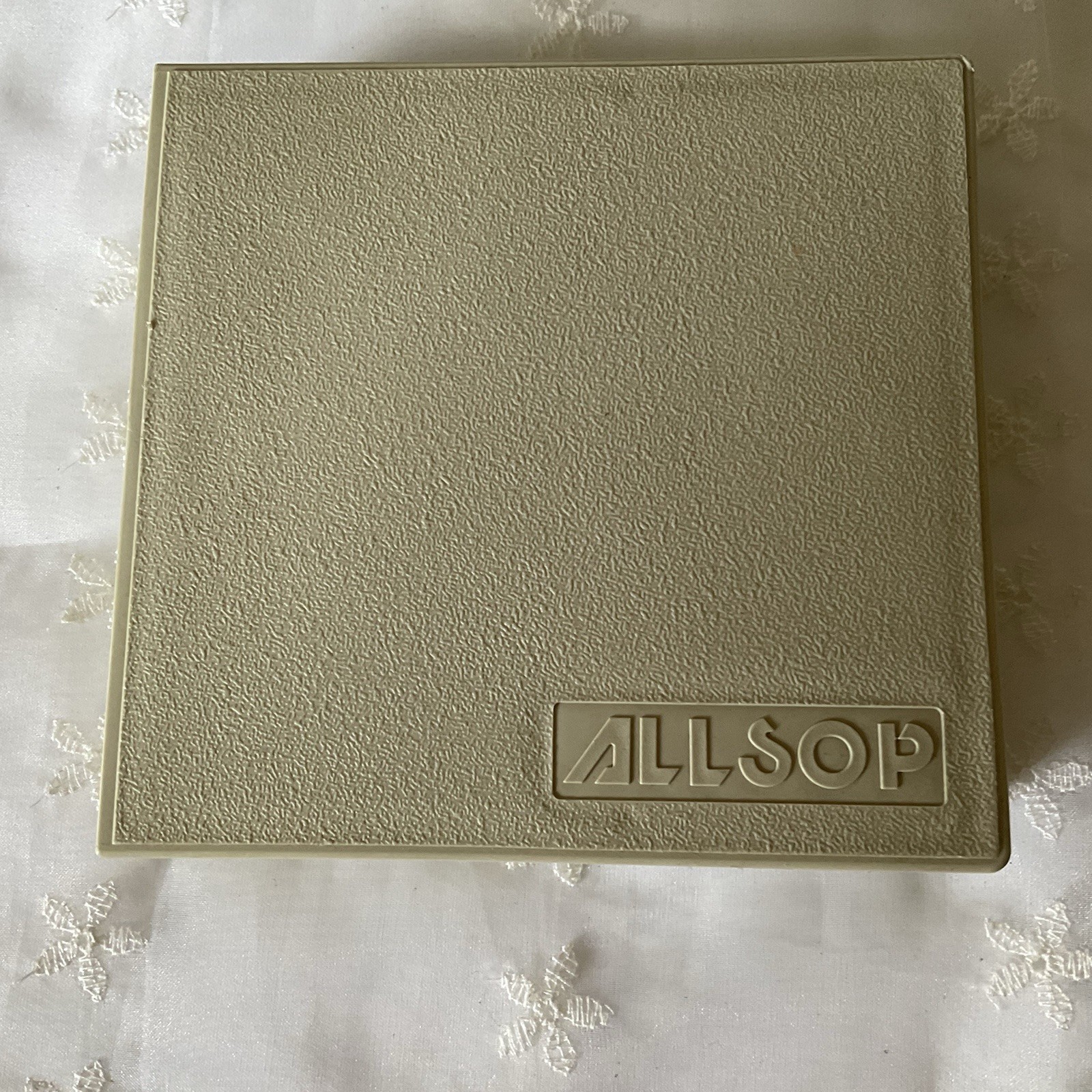 Allsop 3.5" Floppy Disc Holder Vintage Good Condition 4-3/4" x 4-1/2"