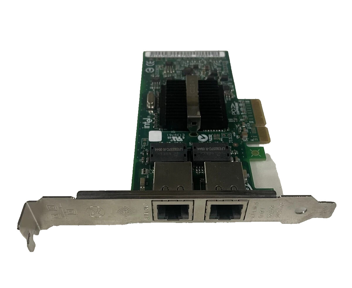 Sun 371-0905 PCI Express Dual Gigabit Ethernet UTP, Intel PRO/1000 PT, X7280A-2