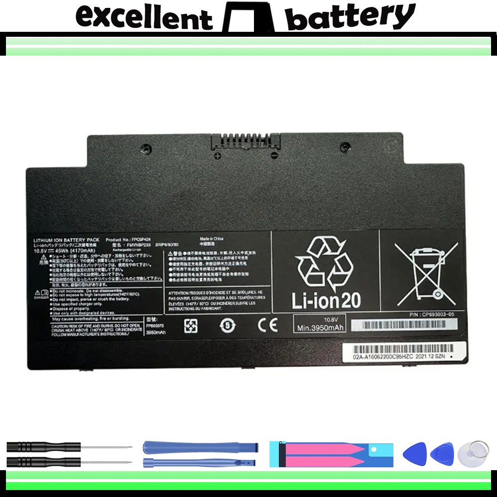 FMVNBP233 FPB0307S FPCBP424 Battery for Fujitsu Lifebook A556 AH77
