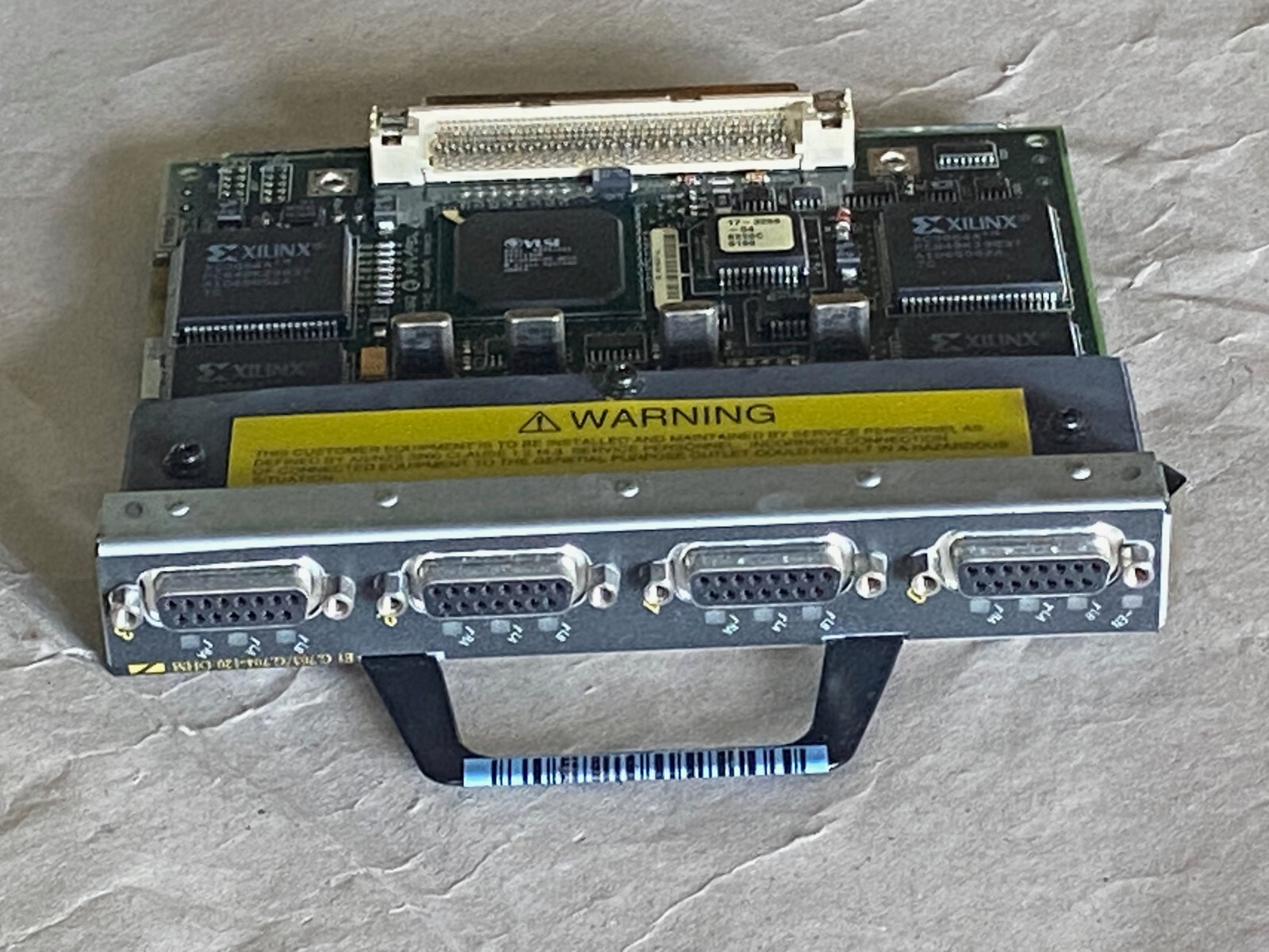 Cisco 800-02260-04 PA-4E1G/120 E1 G.703/G.704-120 OHM 4-Port Serial Card