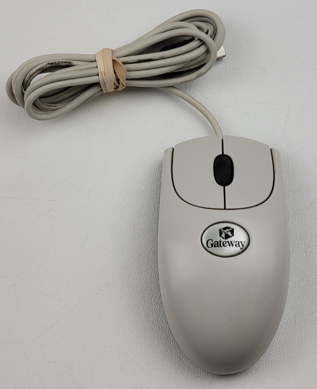 Vintage Gateway Logitech Model M-UR58 USB Wired Optical Wheel Mouse - WORKS