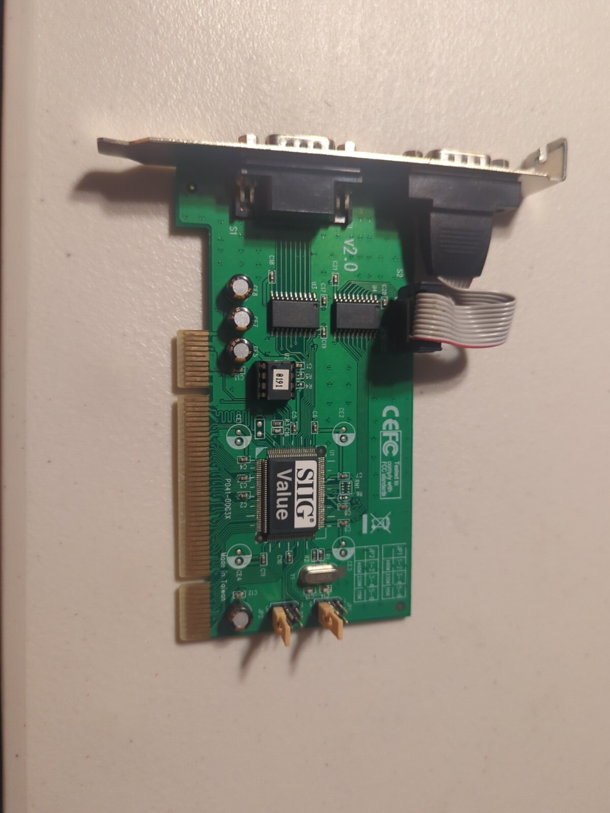 SIIG P041-00G3X PCIE Card Adapter 2 Port RS232