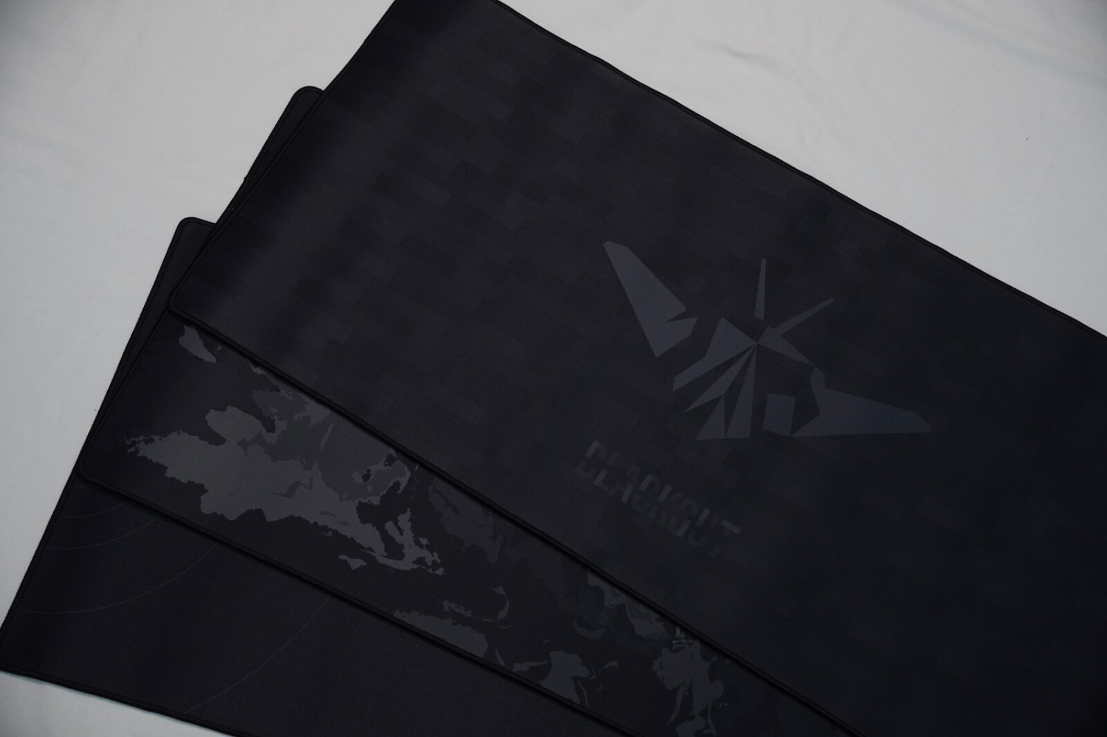 Authentic GMK Stealth Desk Mat Bundle - 3 Mats - Horizon, Blackout, HUD (New)