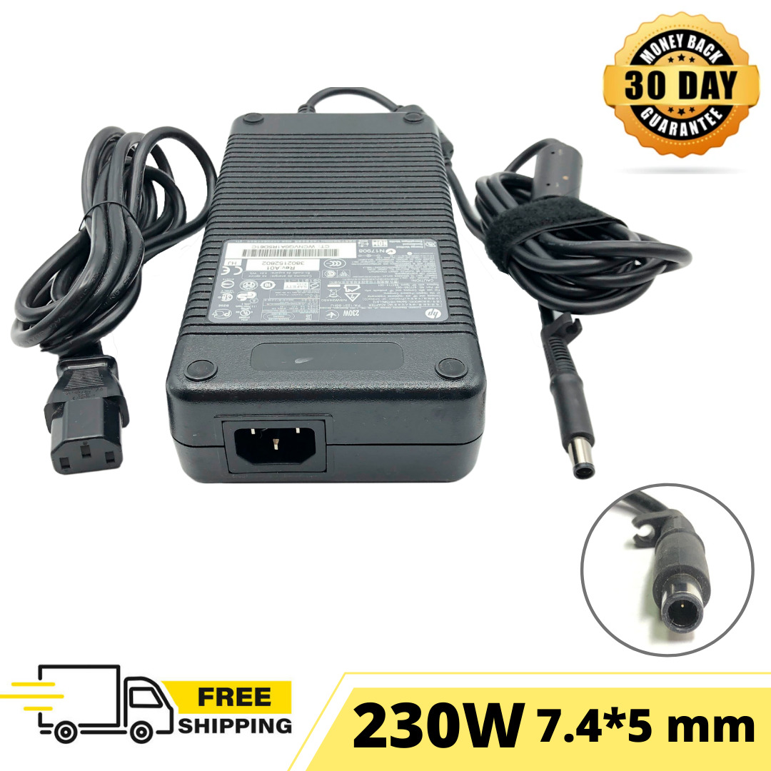 230W HP Authentic Power Supply Adapter for ZBook 17, 17 G2 Workstation with cord