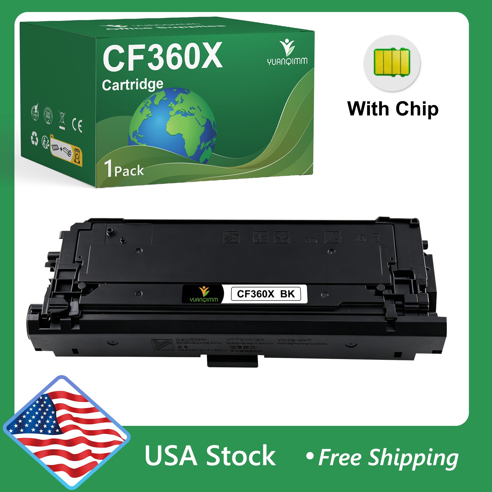 CF360X Toner (CF361X CF362X CF363X) for HP Color LaserJet Enterprise MFP M552dn