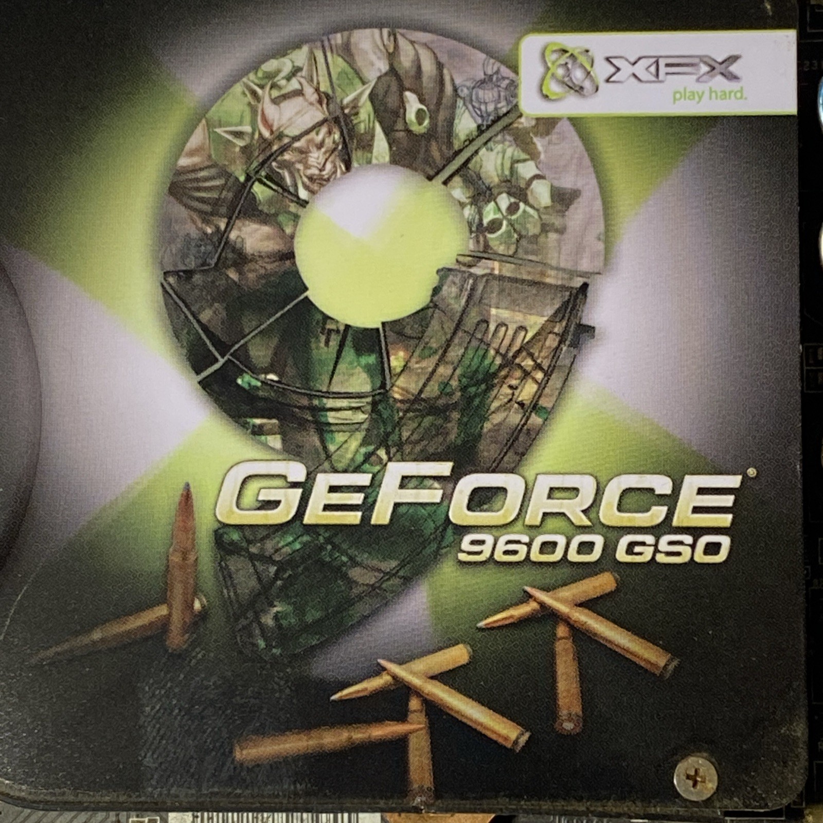 XFX NVIDIA GeForce 9600 GSO (PVT96OSDF4) 768MB DDR2 SDRAM PCI Express x16...