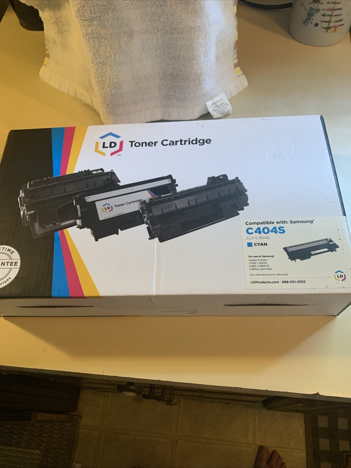 LD CLT-Y404S Y404S Cyan Laser Toner Cartridge for Samsung Printer