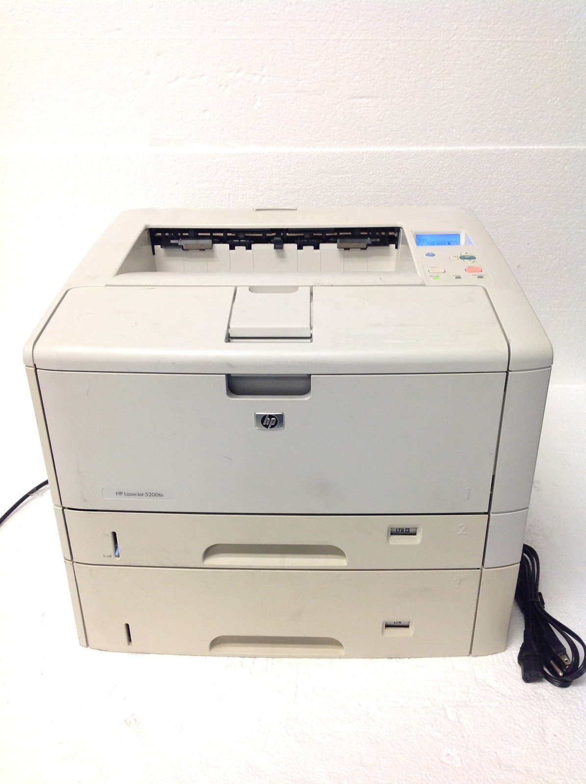 HP LaserJet 5200TN 64MB Network Laser Printer w/ Extra Tray, Toner, 12k Pages