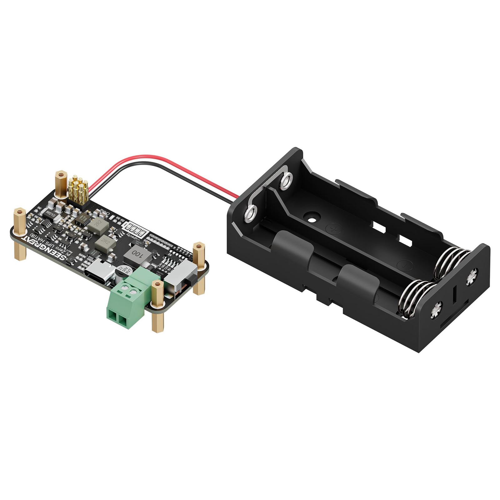 UPS HAT For Raspberry Pi Zero 5V Solar Power Supply 5V24V Input I2C Battery
