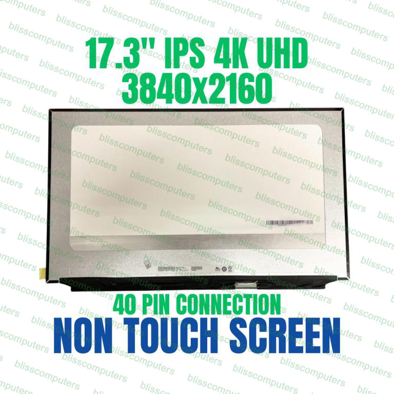 B173ZAN03.0 NE173QUM-N42 LCD Screen 4K UHD 3840x2160 40 Pin Display Panel