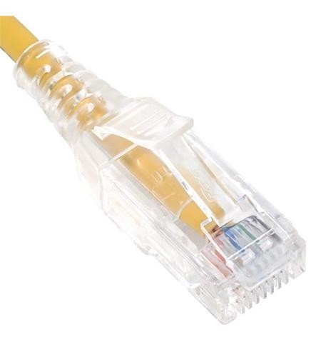 ICC ICCICPCSH05YL CAT6 Slim Ethernet Patch Cord - 5' - Yellow
