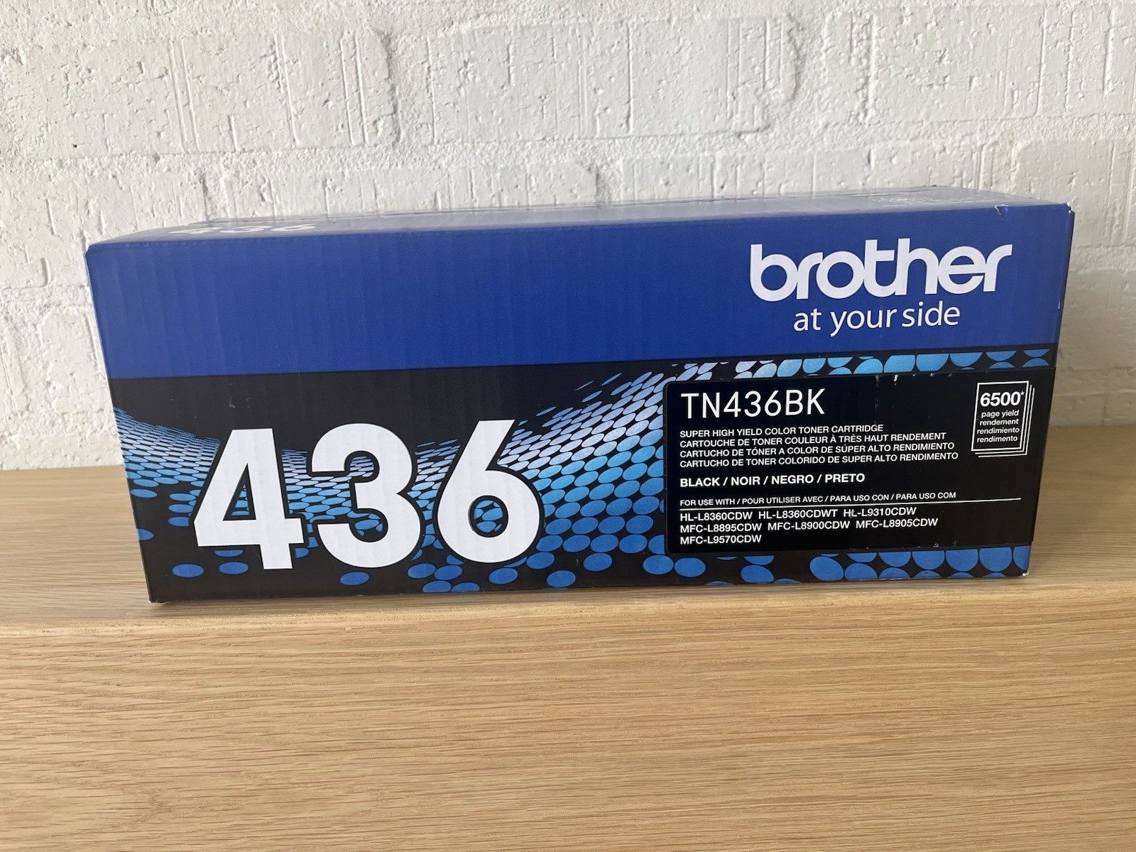 New Genuine Brother TN436BK Extra High Yield 436 Black Toner Cartridge SEALED