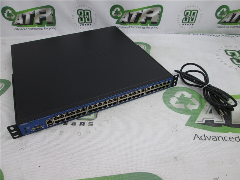 Adtran NetVanta 1638 48-Port Layer 3 Switch Factory Reset Tested w/ Rack Ears