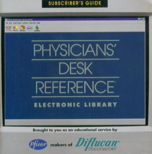 PDR Electronic Library 1999 PC CD pharmacist database drug physicians reference