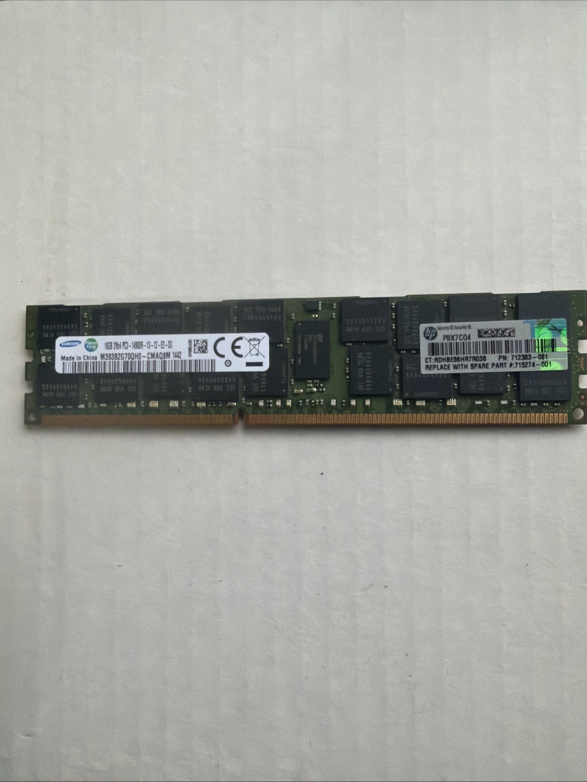 Lot Of (22) Samsung Server Memory 16GB 2Rx4 PC3L-12800R M393B2G70QH0 🔥352GB🔥