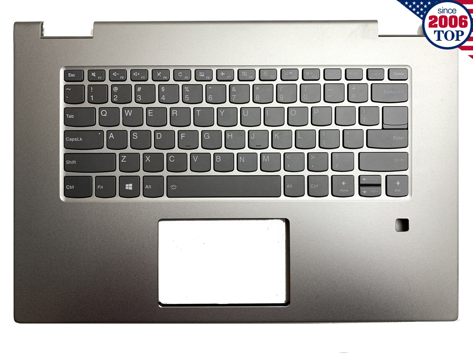 NEW Lenovo Yoga 730-15IKB 730-15IWL Palmrest Keyboard Backlit 5CB0Q96465 Silver
