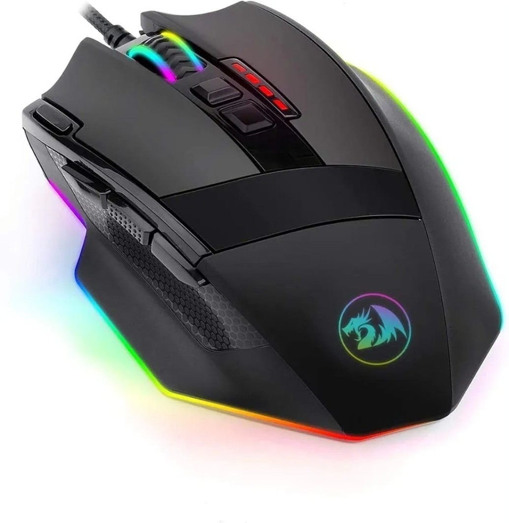 REDRAGON M801 SNIPER Gaming Mouse - Optical Sensor 12,400 DPI  New Fast Shipping