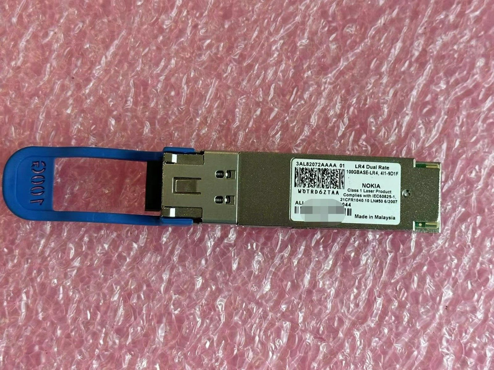 NOKIA 3AL82072AA  QSFP28 100GBASE-LR4/OTU4  Dual Rate 10km SMF