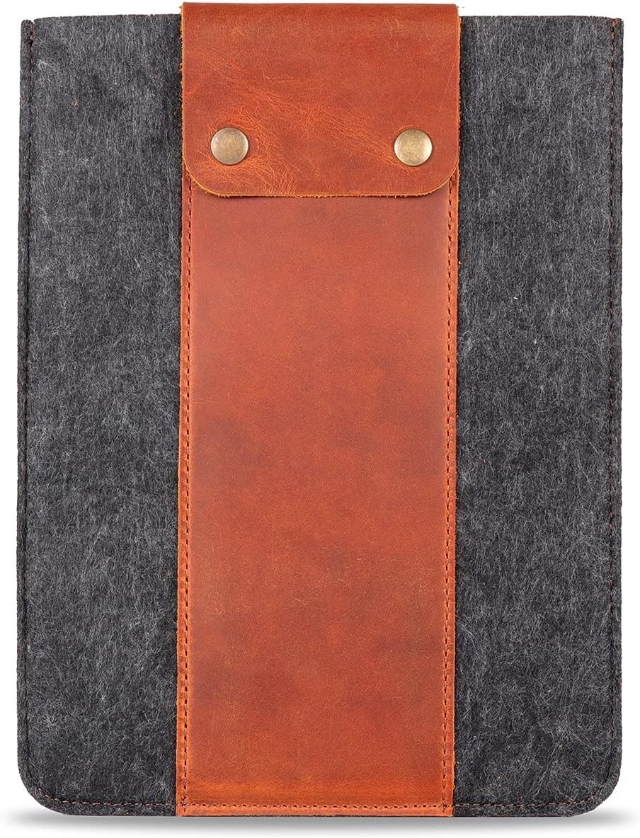 Genuine Leather Tablet Sleeve Case for iPad Pro 11" All Gen iPad Air & iPad 12.9