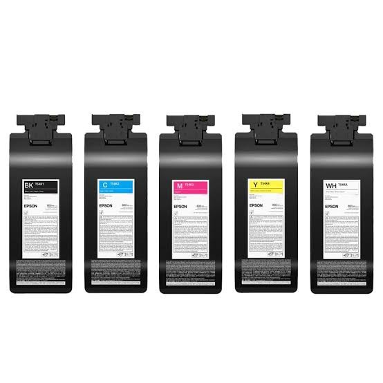 Epson DTG / DTF F2270 Ink set (4)T54KA (1)T54K1, (1)T54K2, (2)T54K3,