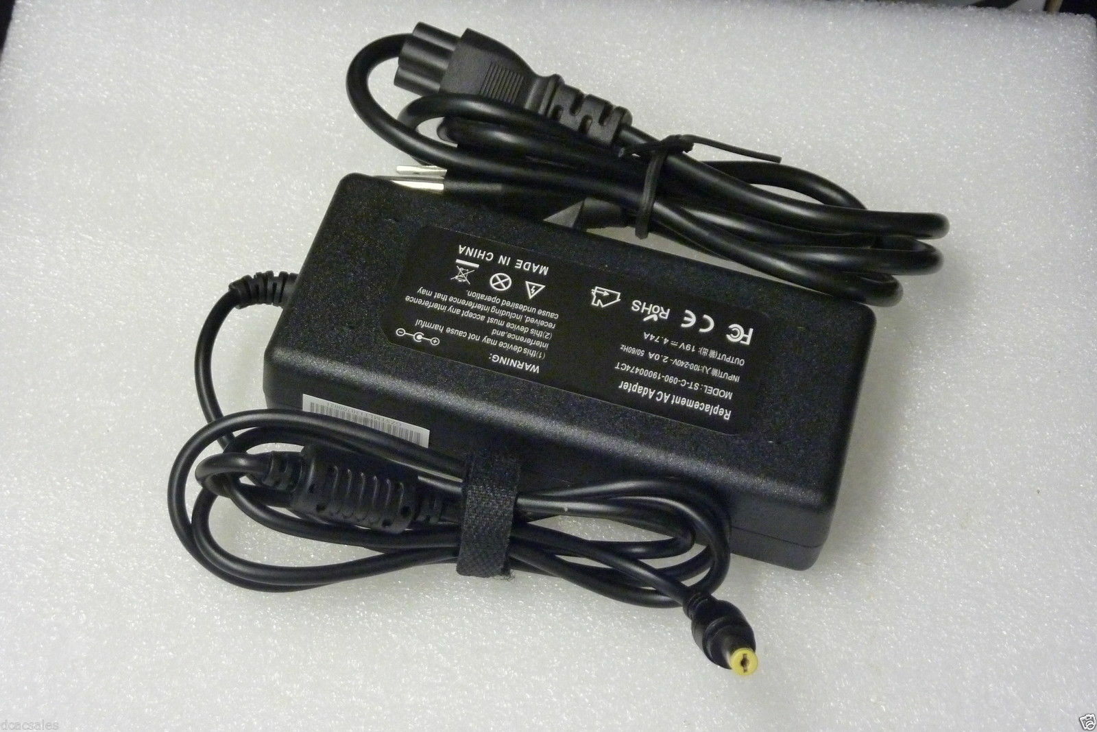 For Gateway NV53 NV5362u NV5378u NV5387u Laptop Charger AC Adapter Power Cord