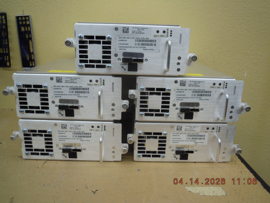 Dell PowerVault ML6000 DVR ASM LTO-5 SAS UDS3 Tape Drive | 0FP033 | 8-00606-05