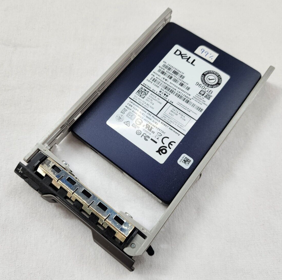 Dell HY1F8 960GB 6Gbps 2.5\'\' SATA MU TLC Solid State Drive SSD