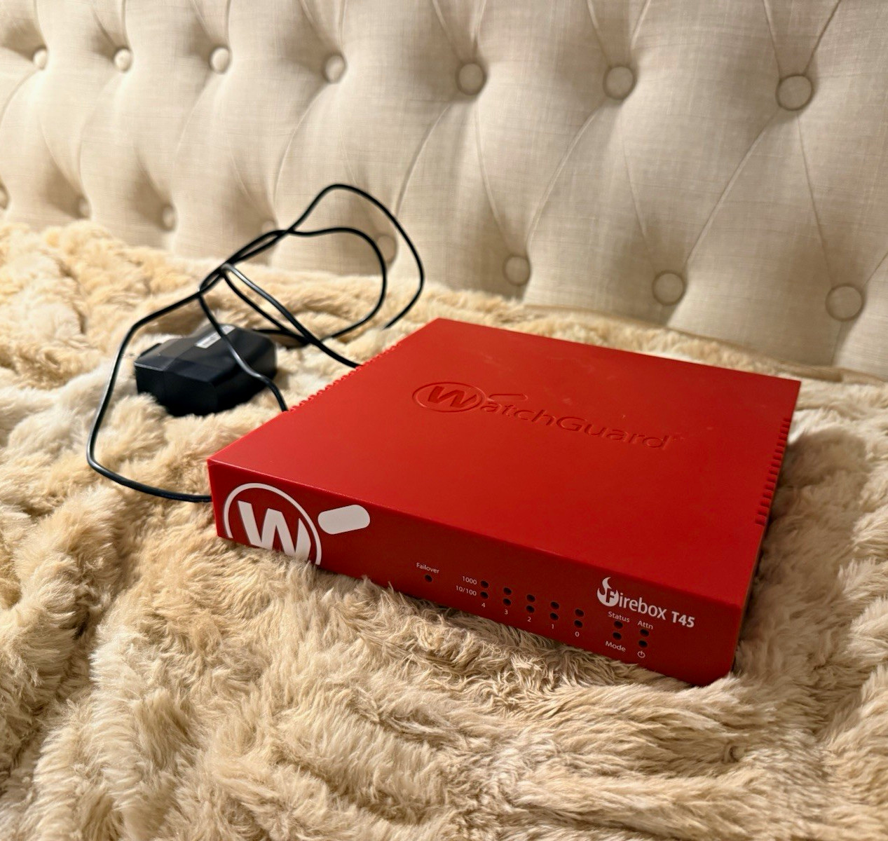 WatchGuard Firebox T45 BS4AE5 Network Security Firewall Appliance+Power Adapter
